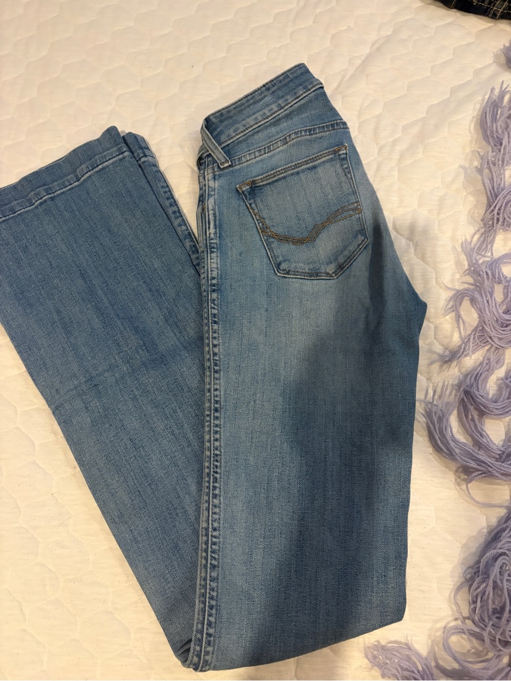 Ariat Light Blue Wide-Leg Jeans